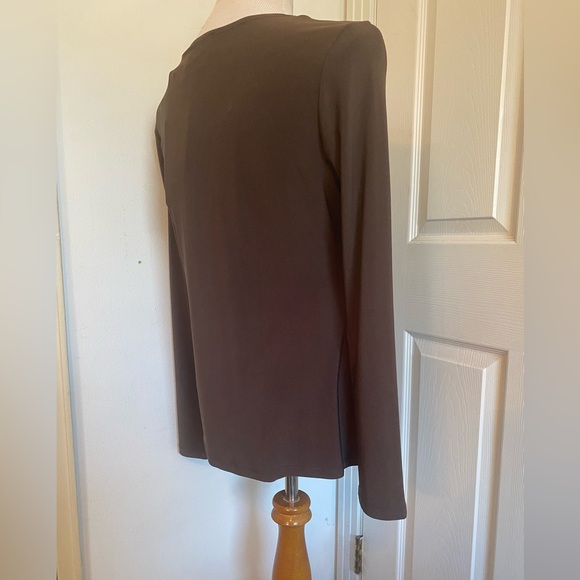 SOLD   Joseph Ribkoff Mocha Ruched Front - Picture 5 of 10